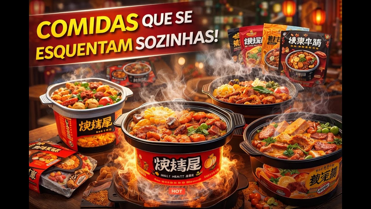 Comidas que se esquentam sozinhas!!!