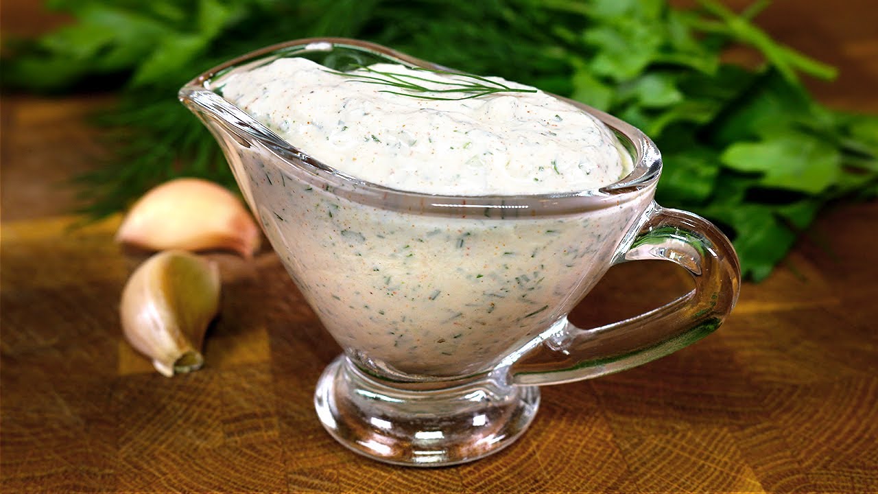 Соус ранч. Популярный американский соус!