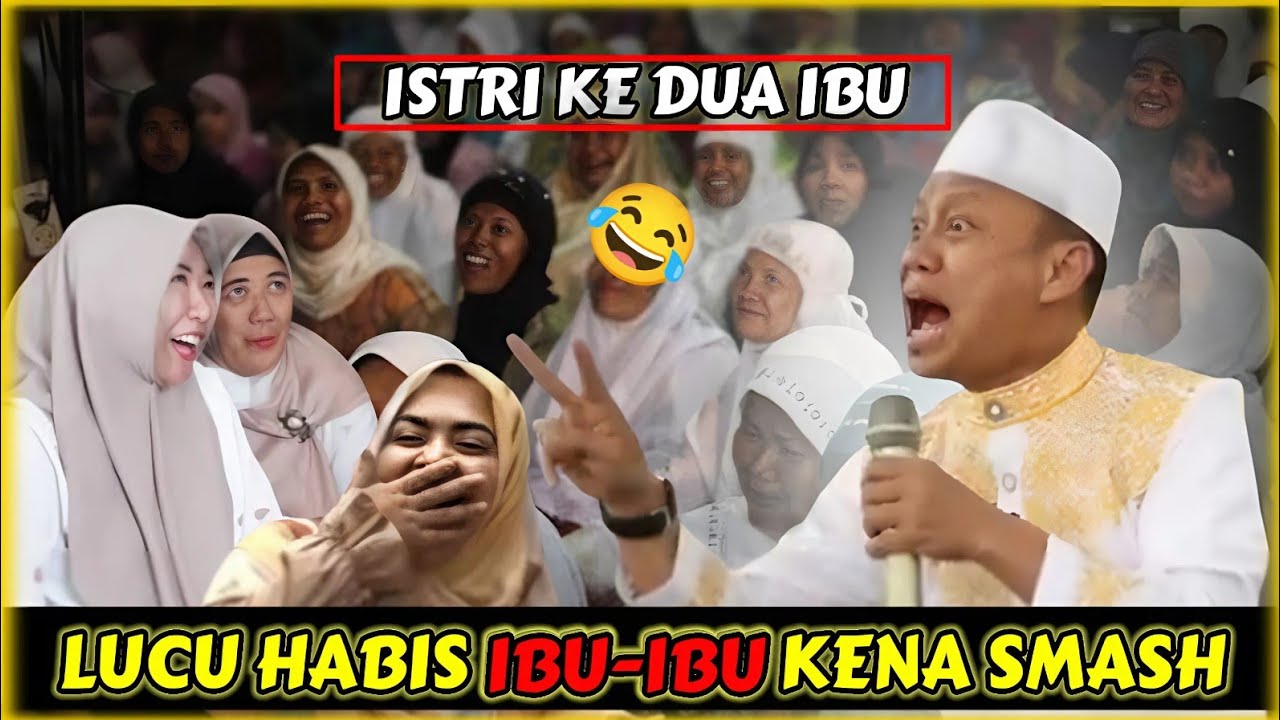 LUCU HABIS.!! IBU-IBU PAKAI BEHEL MATI KUTU DI SMASH USTAD DAS'AD LATIF