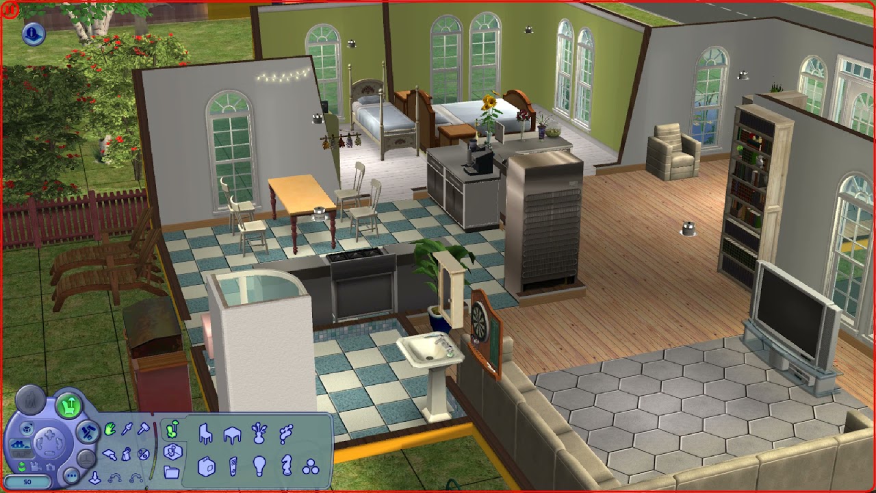 The Sims 2 Building RebelHill || Big Farm Street 6
