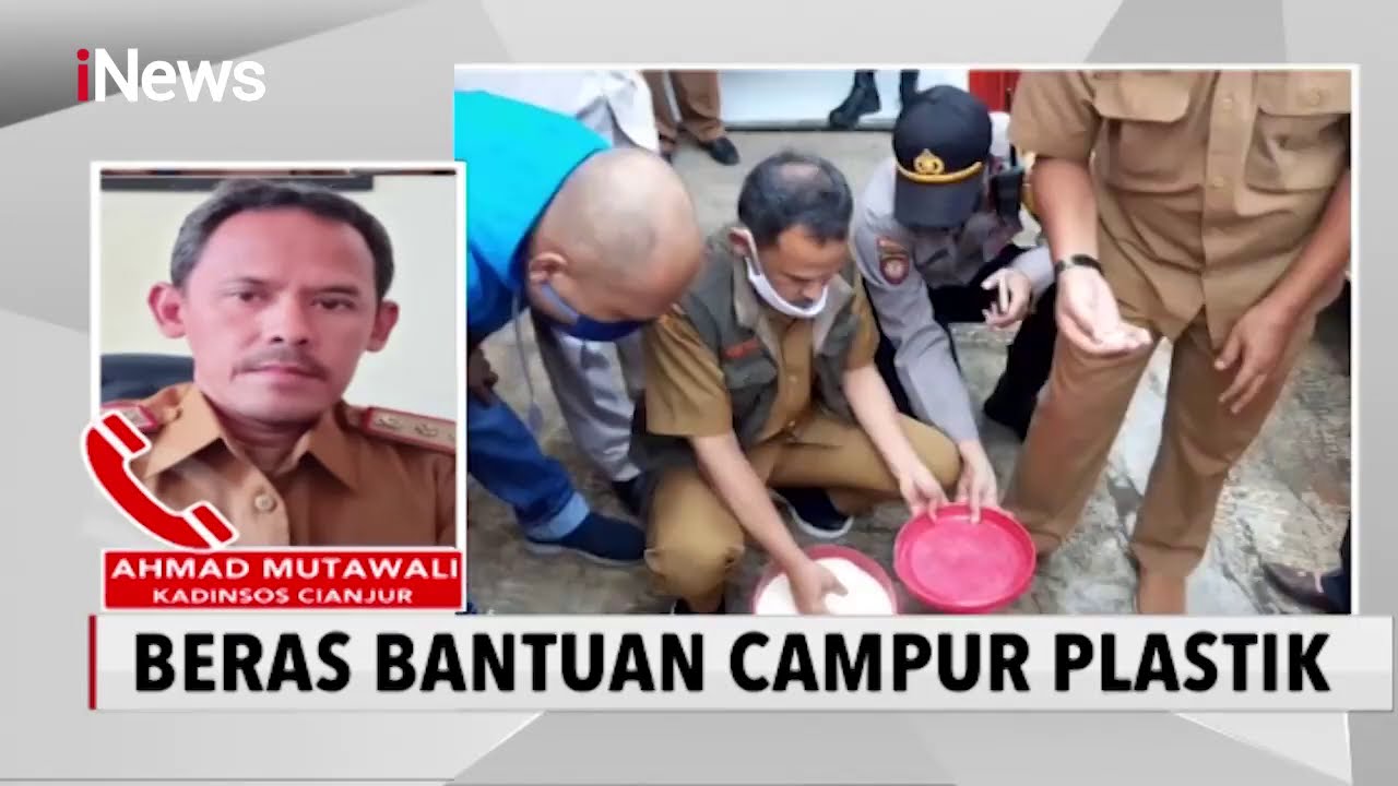 Kadinsos Cianjur: Beras Campur Plastik Dikembalikan ke Penyalur - iNews Sore 22/09