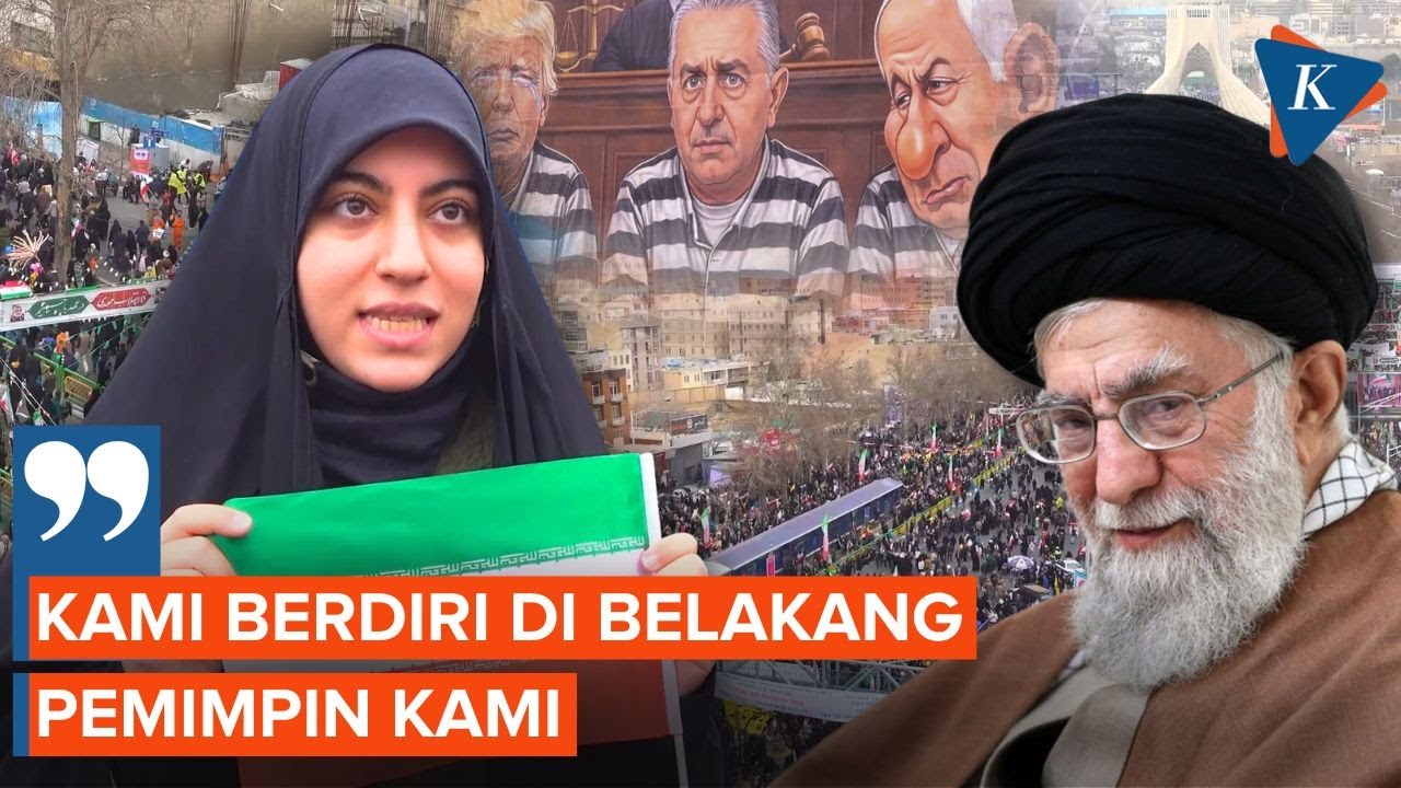 Tak Takut Trump dan Netanyahu, Warga Iran: Kami Berdiri di Belakang Ayatollah Khamenei