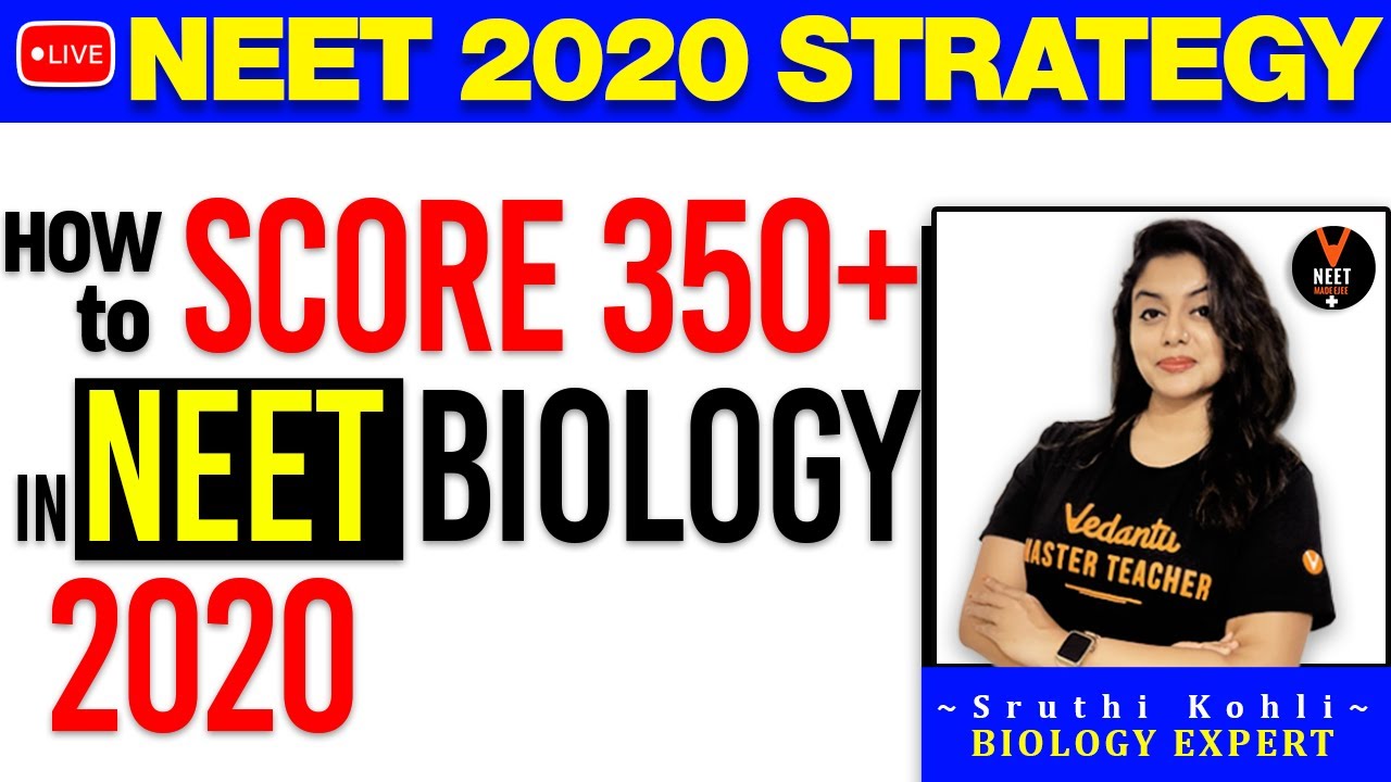 How to Score 350 in Biology NEET 2020 Preparation | NEET Biology Tricks | NEET Tips | Sruthi Ma'am
