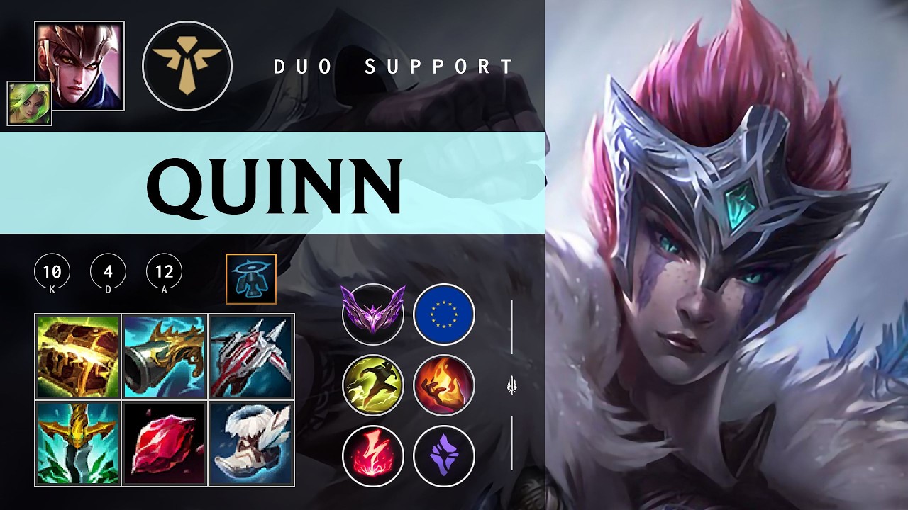 Quinn Support vs Janna - EUW Master Patch 26.07