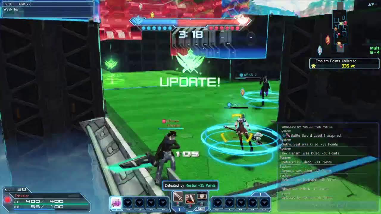 PSO2 NGS Base PvP, cause why not