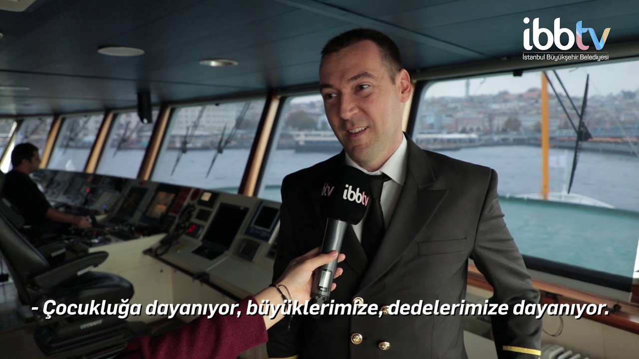 Atatürk'ün kaptanının torunu İBB Şehir Hatları'nda vapur kaptanlığı yapıyor.
