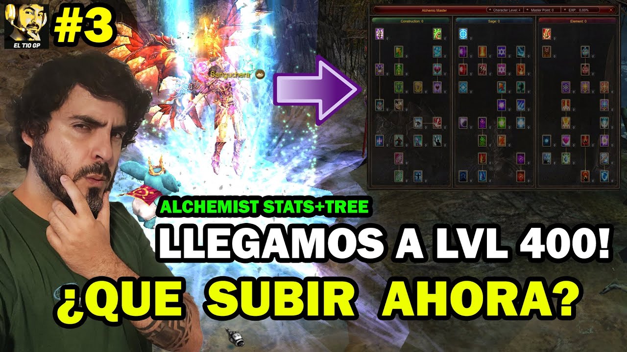 ¿QUE STATS Y PUNTOS EN EL TREE PONERLE AL INICIO AL ALCHEMIST? #3😉🔥l Mu online S19.2.3