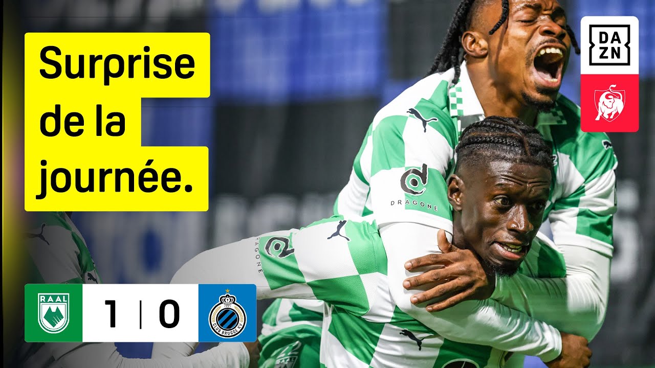 La RAAL La Louvière s’empare de la victoire contre le Club Brugge ! 😯🐺