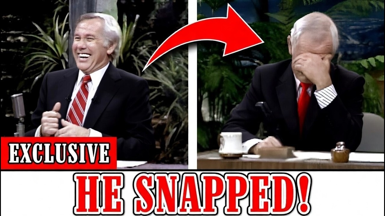 WORST Guests Johnny Carson Ever Had  Awkward Tonight Show Moments & TV Legends He Didn’t Enjoy