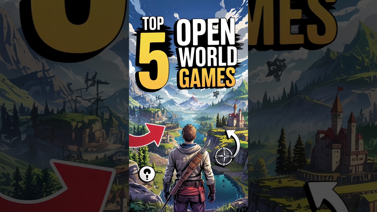 Top 5 Open World Games For Android & iOS Tamil 2025 😍🔥 #shorts