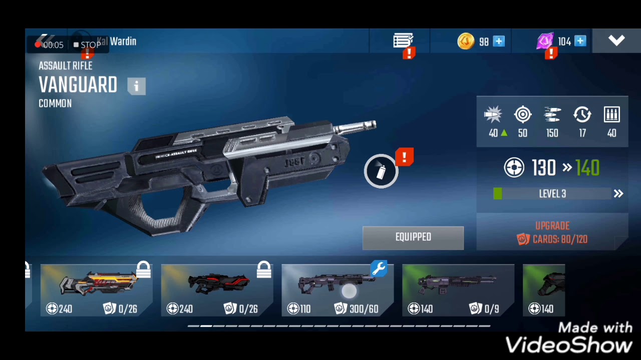 Nova legacy/ Crafting all weapon and filling energy refill