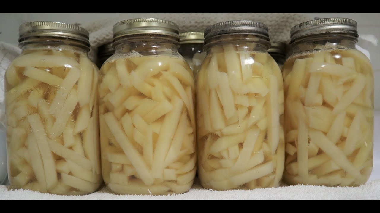 Canning Potatoes - The French Fry Cut