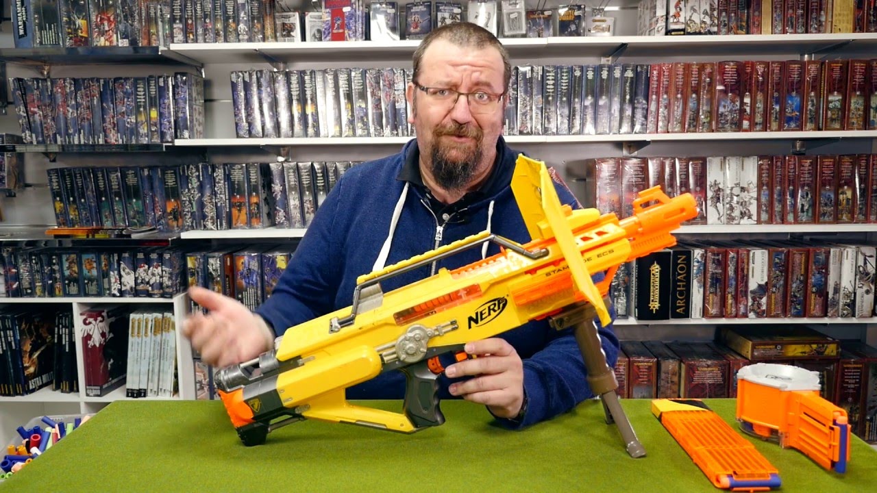 Présentation/ Démo du Nerf Stampede en Français HD Fr