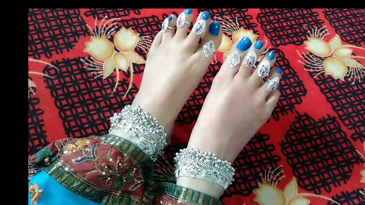 My beautiful toe rings ||Toe rings collection 💍 ||my silver anklets design||silver Payal collection