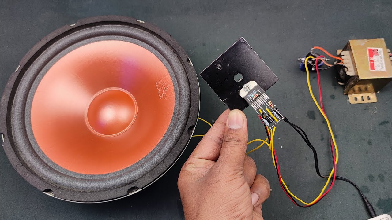 High Bass 100 watt Audio Amplifier Circuit Using Lm3886 IC