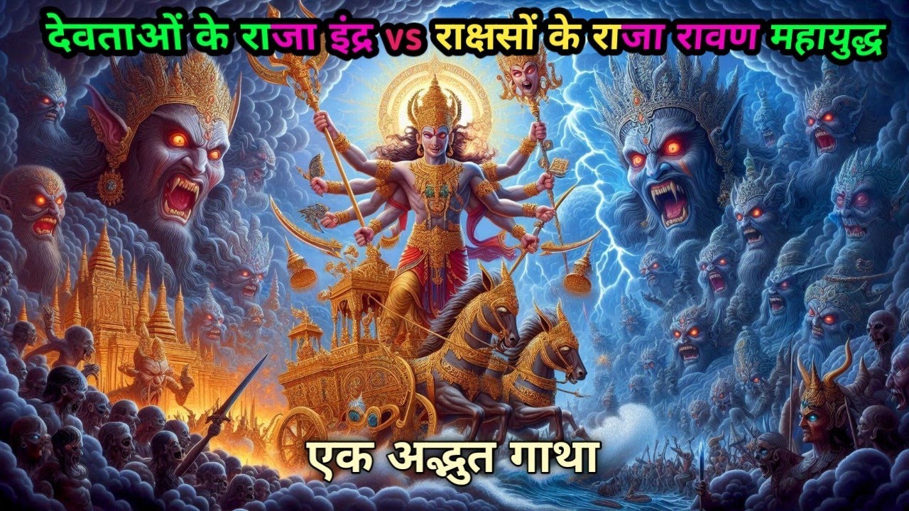 देवराज इंद्र और लंकापति रावण का प्रलयंकारी युद्ध | क्या निकला परिणाम | Indra aur Ravan ka yudh