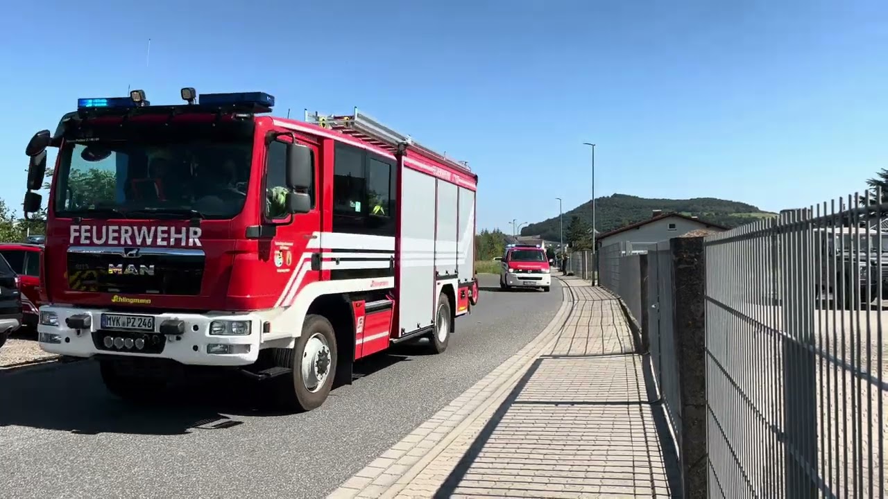 Feuerwehr Übung Kruft 2024