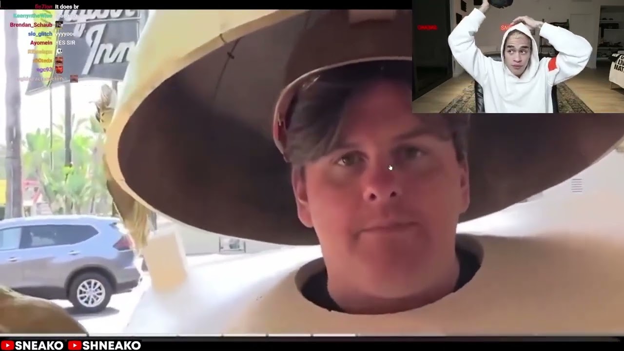 SNEAKO Reacts to Tim Dillon Trolling with an Epstein Island Outfit