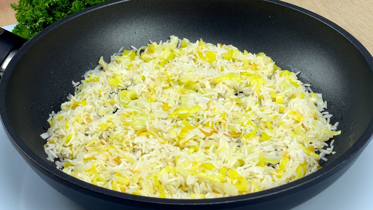 Рис с луком такой вкусный, что готовлю его каждую неделю❗Лучший рецепт риса # 186