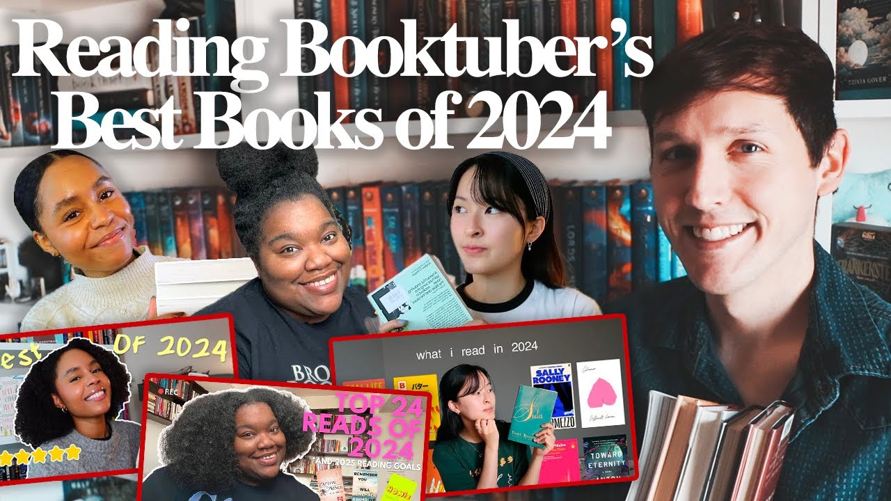 Reading Booktuber's Best Books of 2024 ft. @Khalilah D.  @kate lee 경민  @lydia is reading