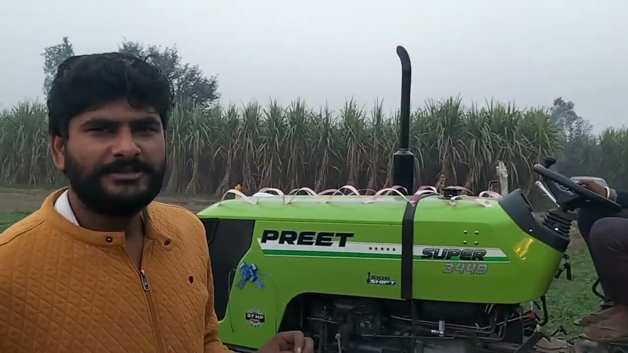 preet Tractor 3449 / 37 Hose power bhut sandar tractor