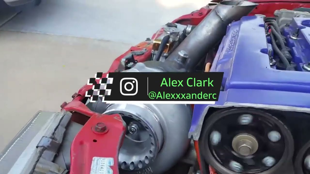 B20/VTEC TURBO CRX , TOP MOUNT , 85MM B20 BLOCK