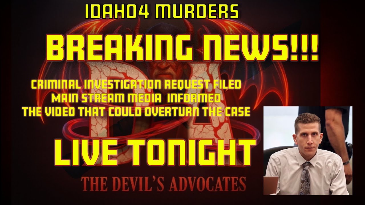 Idaho 4 Breaking News - Criminal Investigation Request Filed and Media Informed
