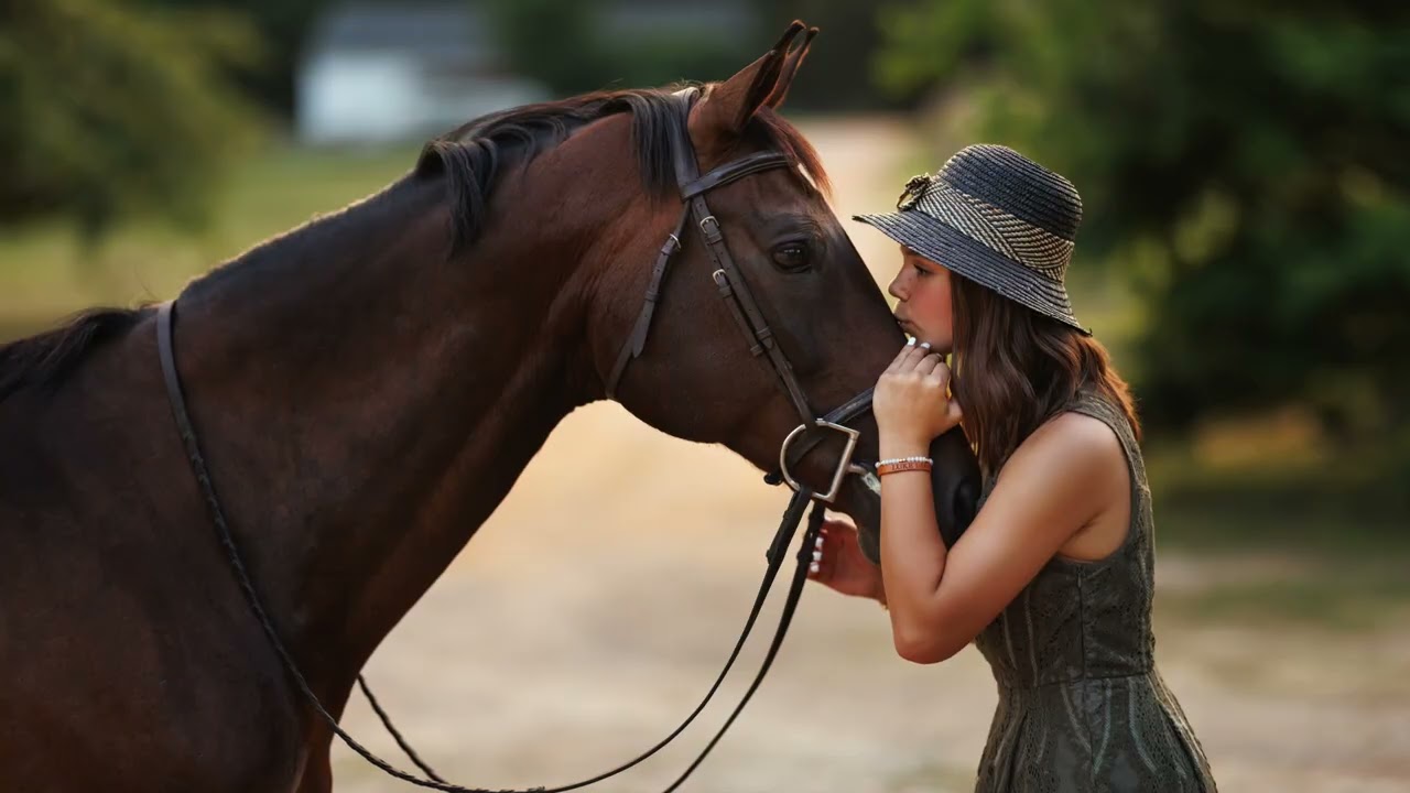 Girl Photoshoot with a Horse | Creative Pictures for High School Seniors