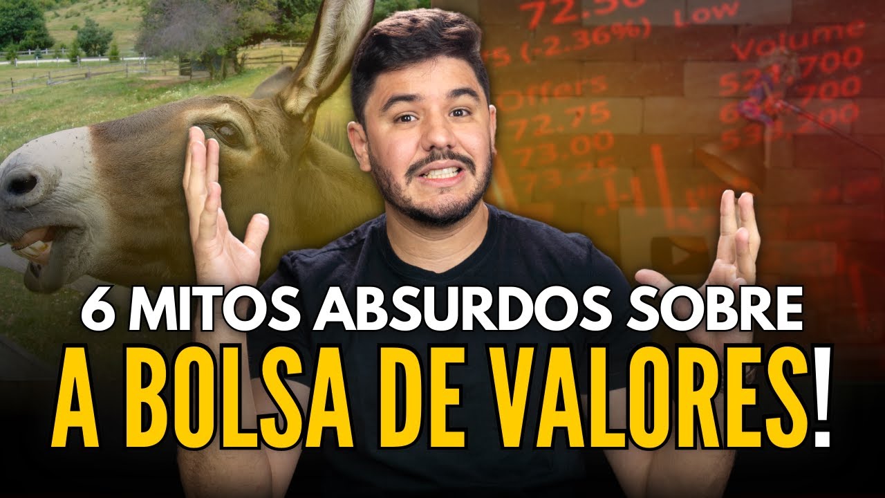 6 MITOS SOBRE INVESTIR NA BOLSA DE VALORES!