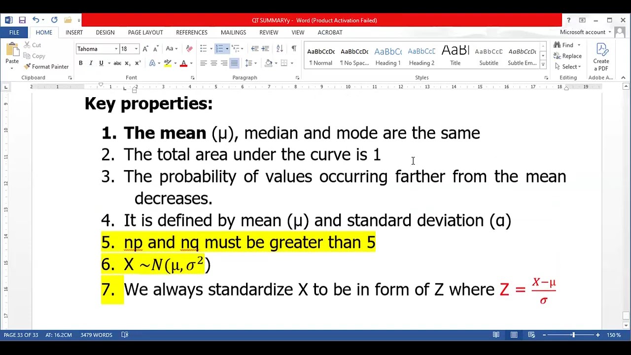 NORMAL DISTRIBUTION PROBABILITY Explained in Details