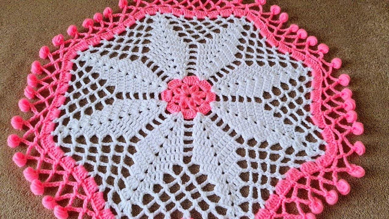 WOW, VERY EASY AND BEAUTIFUL CROCHET THALPOSH DESIGN 😊🩷