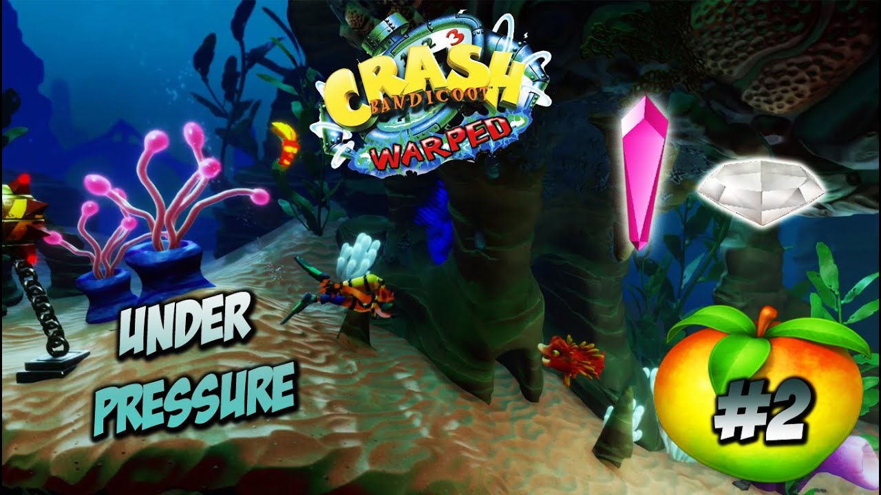 UNDER PRESSURE - CRASH BANDICOOT 3 - WARPED - EP. 2 - GAMEPLAY ITA - GUIDA 105%