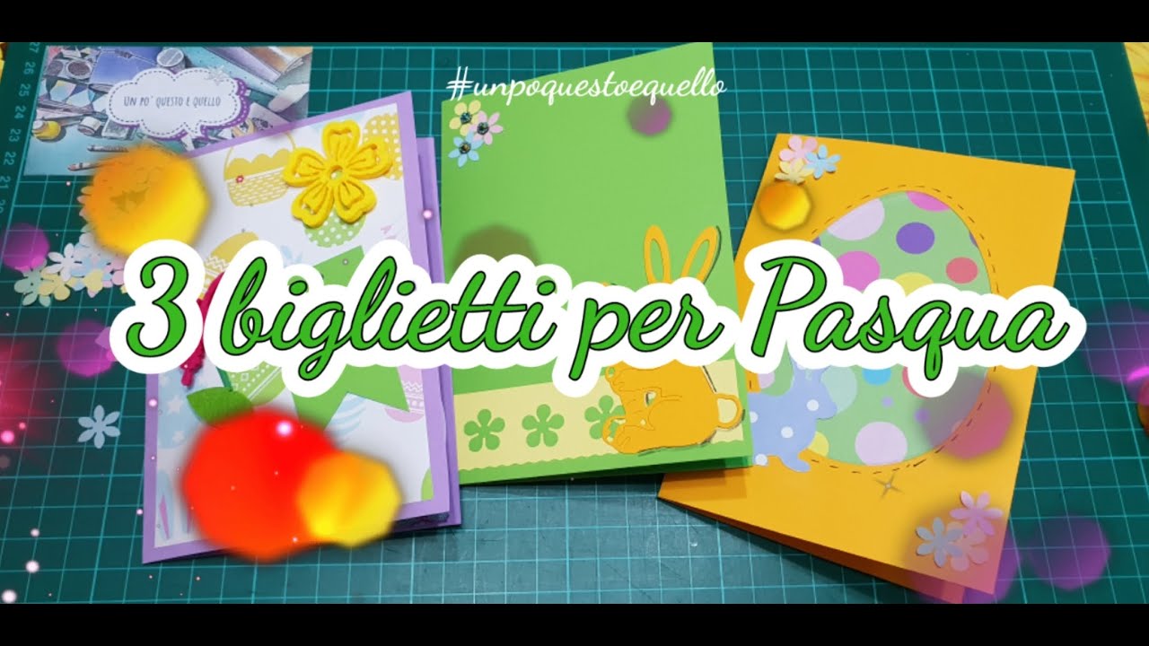 3 biglietti VELOCI per Pasqua 🐣🐇
