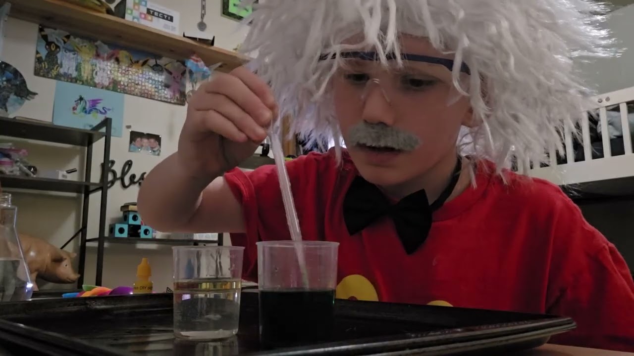 MAKING BUBBLE LAVA!!!