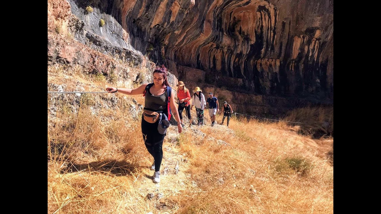 The #Tannourine Falls  : The #Balaa #gorge #sinkhole (#Baatara gorge waterfall)