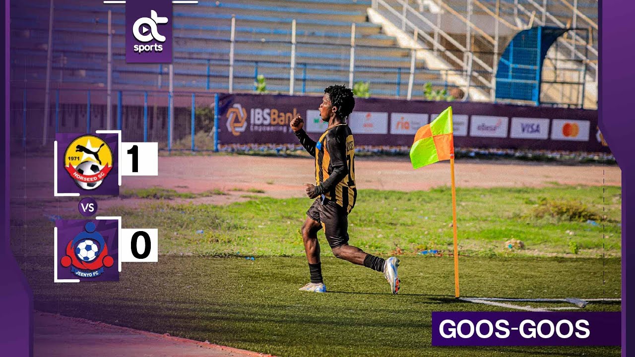 GoosGooska | Horseed Vs Jeenyo | 1-0 | somalia national league.