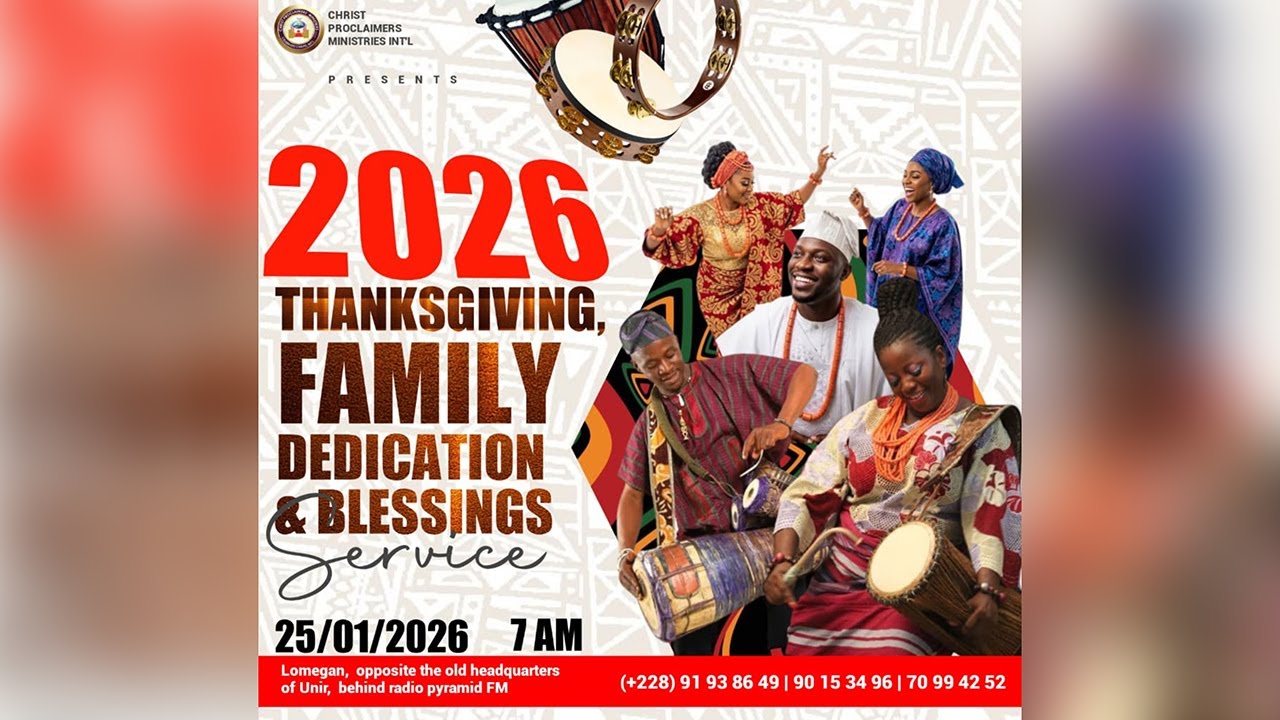 New Year Thanksgiving Service and Prophetic Family Dedication and Blessings Service