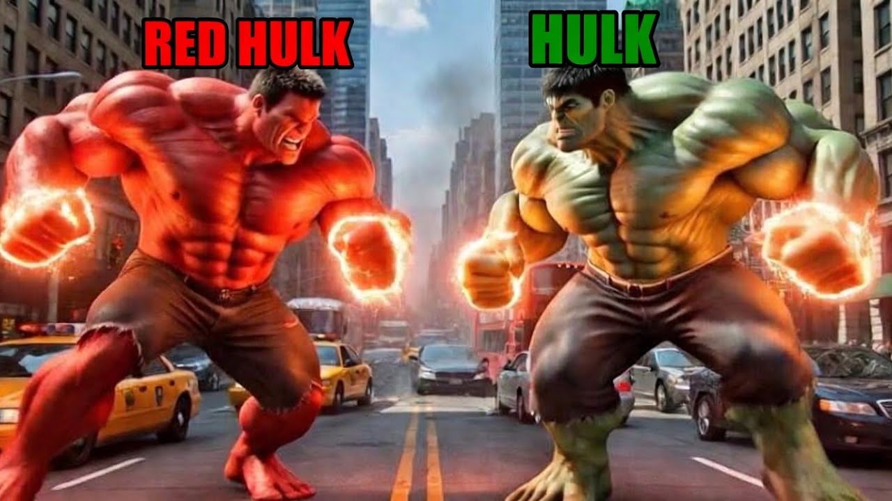 hulk face red hulk 2027 #marvel #hulk #mcu #vfx  #hero #dc #trailer #movie #clips #trending #shorts 