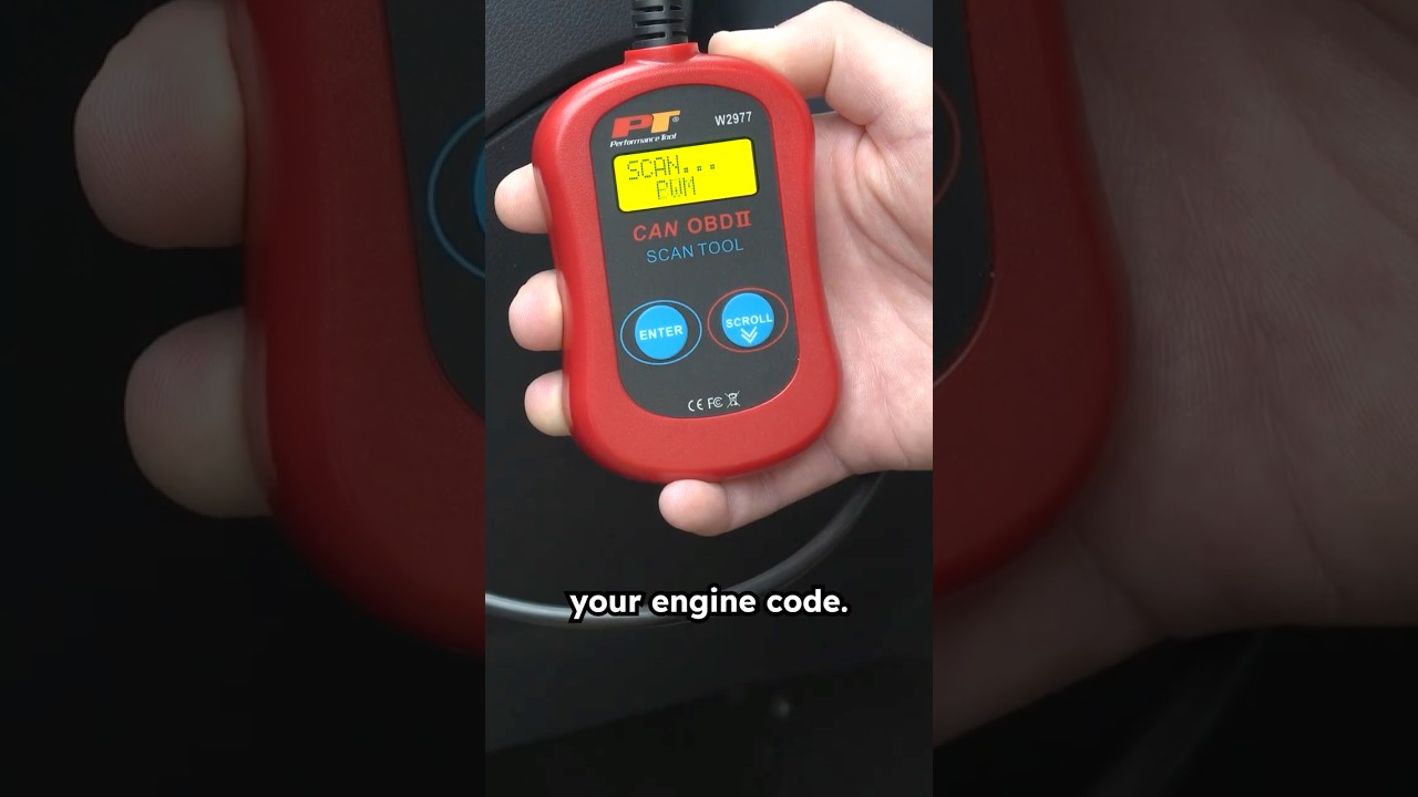 Quickly diagnose and clear your check engine light! How to use an OBD2 scan tool #shorts