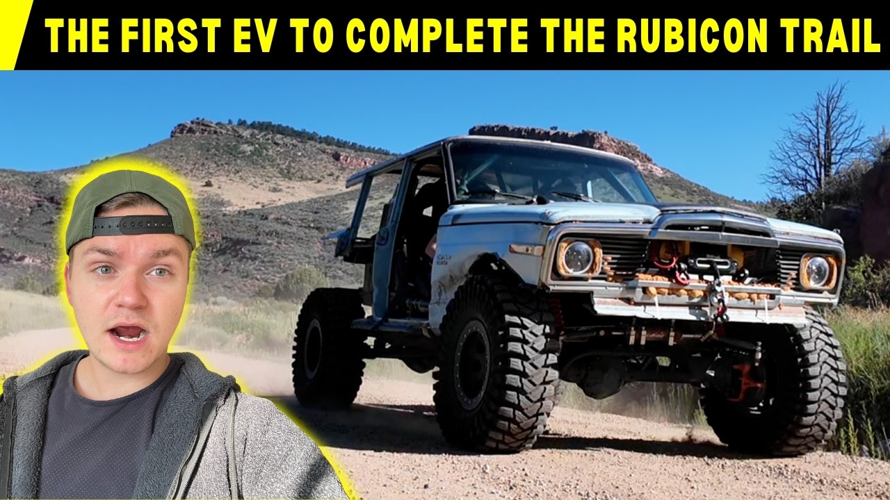 The FIRST EV Rock Crawler to Complete Rubicon Trail