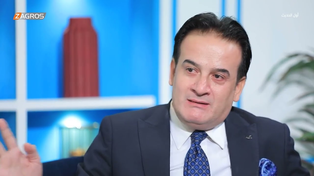 لحظة بكاء الشاعر ناظم الحاشي ومقدم البرنامج عند استذكار الراحل سمير صبيح | اول الحديث مع احمد الحلو