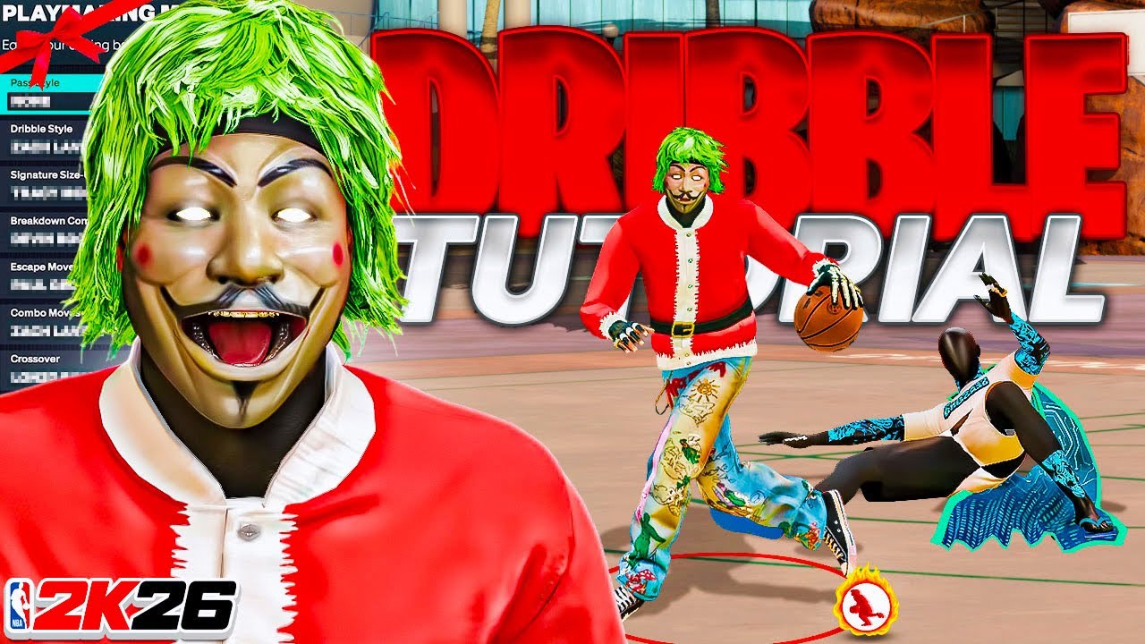 ЛУЧШИЙ УРОК ДРИБЛИНГА ДЛЯ НАЧИНАЮЩИХ В NBA 2K26! САМЫЕ БЫСТРЫЕ ДВИЖЕНИЯ ДРИБЛИНГА С КАДРОМ ДЛЯ ЛЮ...