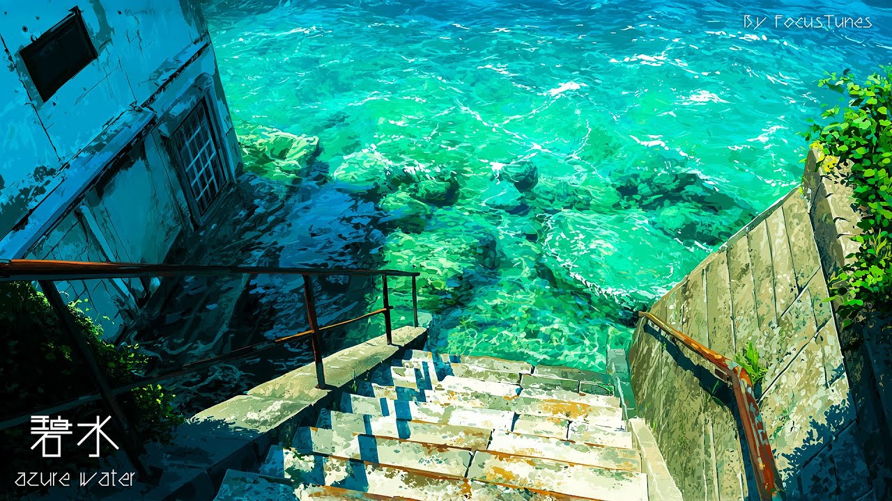 [BackgroundMusic] 碧水 -azure water - | 作業 勉強 散歩  創作活動 chillout relax etc #ai #aiart ...