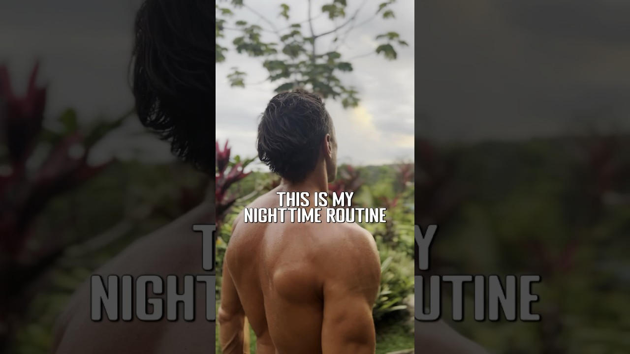 Nighttime routine for optimal sleep