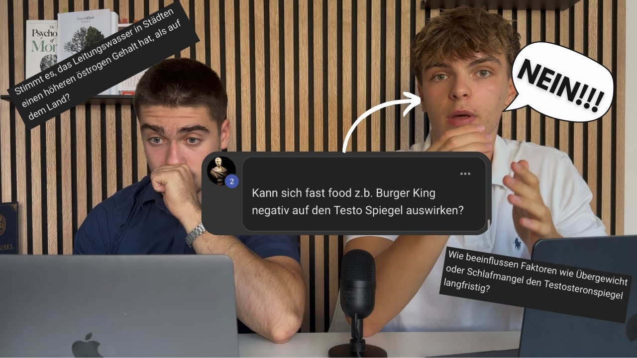 FAST FOOD gut für TESTO?! 🤔 | Testosteron Q&A Folge 1