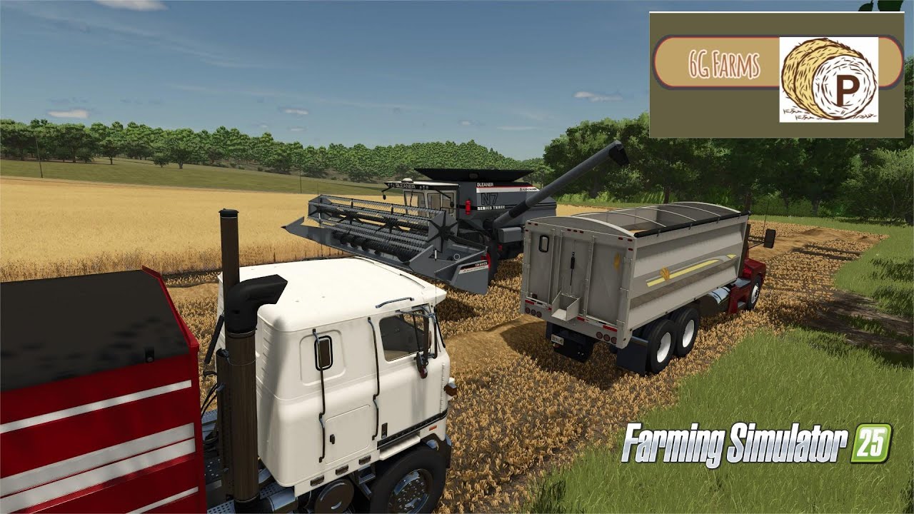 Getting wheat harvest done with some help.