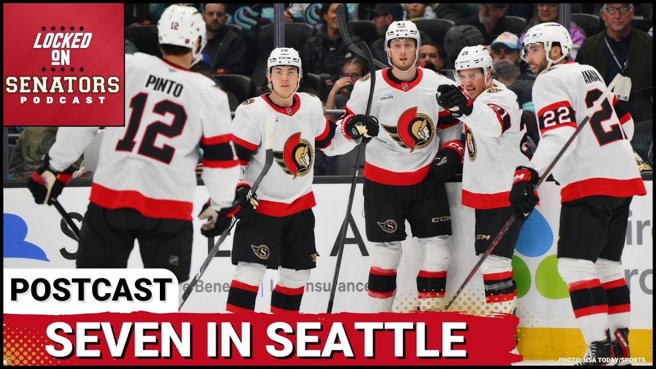 POST CAST: DOMINANT OTTAWA SENATORS PERFORMANCE VS SEATTLE KRAKEN CLOUDED BY JAKE SANDERSON INJURY