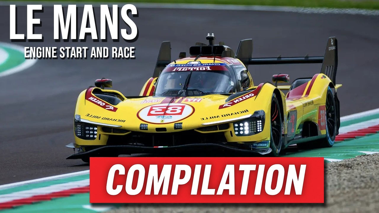 Le Mans Engine Start to High-Speed Race & Epic Crashes – Ultimate Endurance Compilation