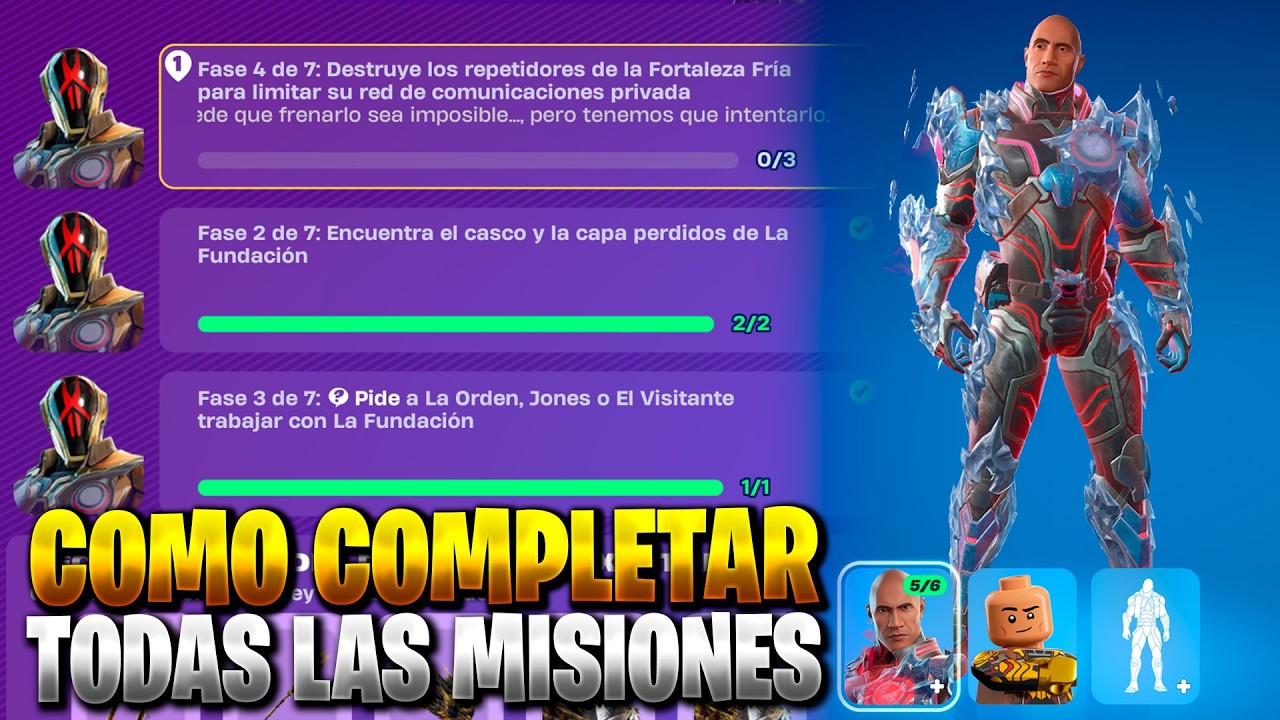 COMO COMPLETAR TODAS LAS MISIONES DE LA FUNDACION REFORJADA EN FORTNITE TEMPORADA 2