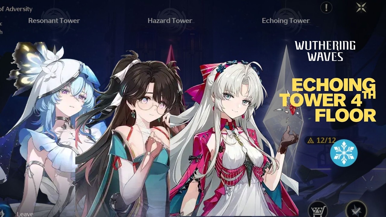 Wuthering Waves Tower of Adversity - Echoing Tower 4th Floor Run [CARLOTTA] (March 2nd Update)